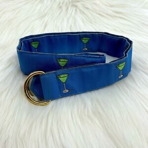 J. McLaughlin Women's Martini Belt - Blue/Green - Medium